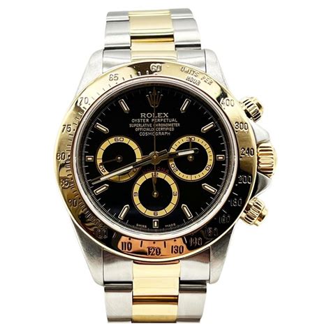 rolex daytona stahl schwarzes ziffernblatt|rolex daytona lünette.